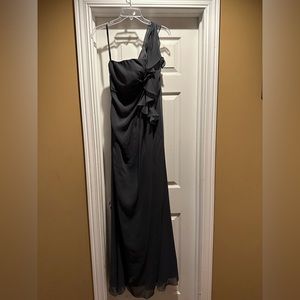 One shoulder formal dress